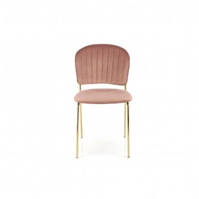 K499 pink metal chair 6