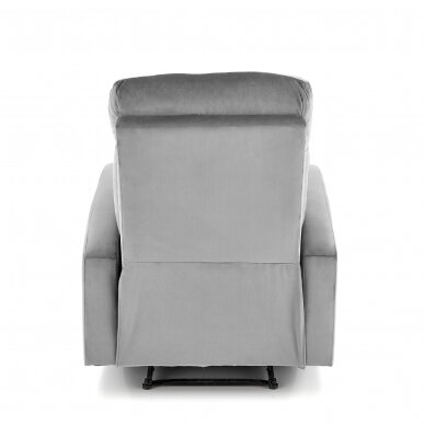 WONDER gray armchair with swivel function 4