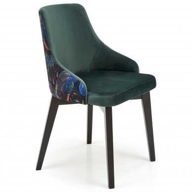 ENDO dark green wooden chair