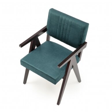 MEMORY wooden dark green chair 2