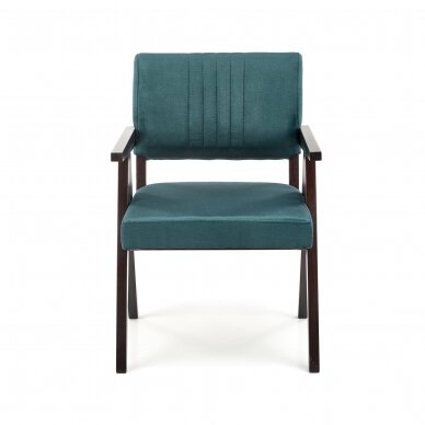 MEMORY wooden dark green chair 5