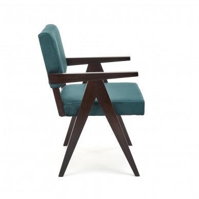 MEMORY wooden dark green chair 4