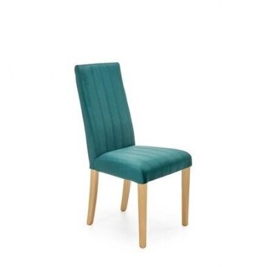 DIEGO 3 dark green wooden chair