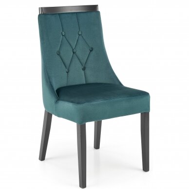 ROYAL dark green wooden chair