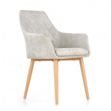 K287 grey metal chair